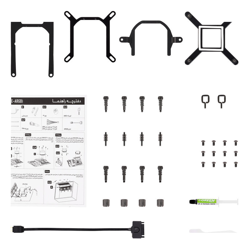 خنک کننده آبی گرین مدل GLACIER 120 ECO-ARGB خنک کننده آبی گرین مدل GLACIER 120 ECO-ARGB