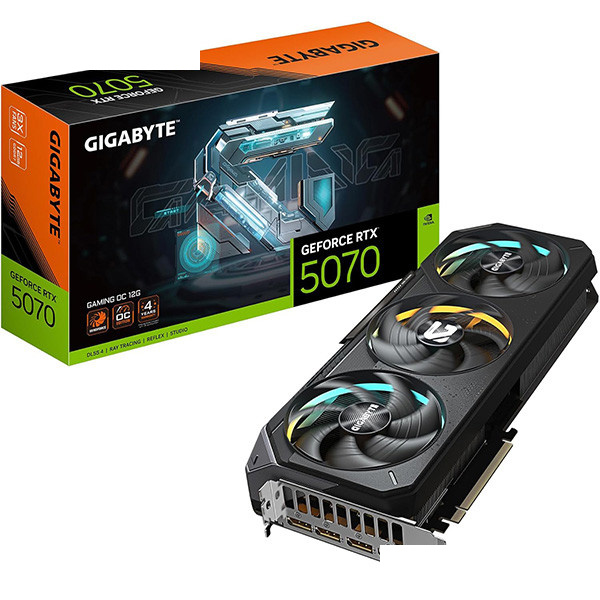 کارت گرافیک گیگابایت مدل  GeForce RTX 5070 GAMING OC 12G