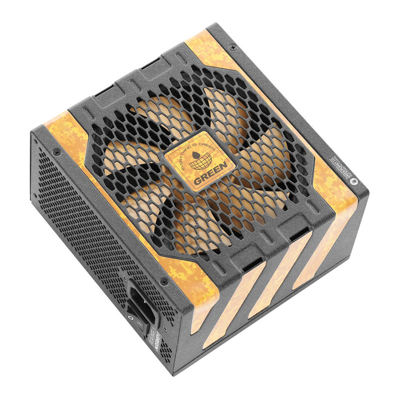منبع تغذیه کامپیوتر 600W وات گرین مدل GP600A-UK EVO V3.1 (ATX 3.1)