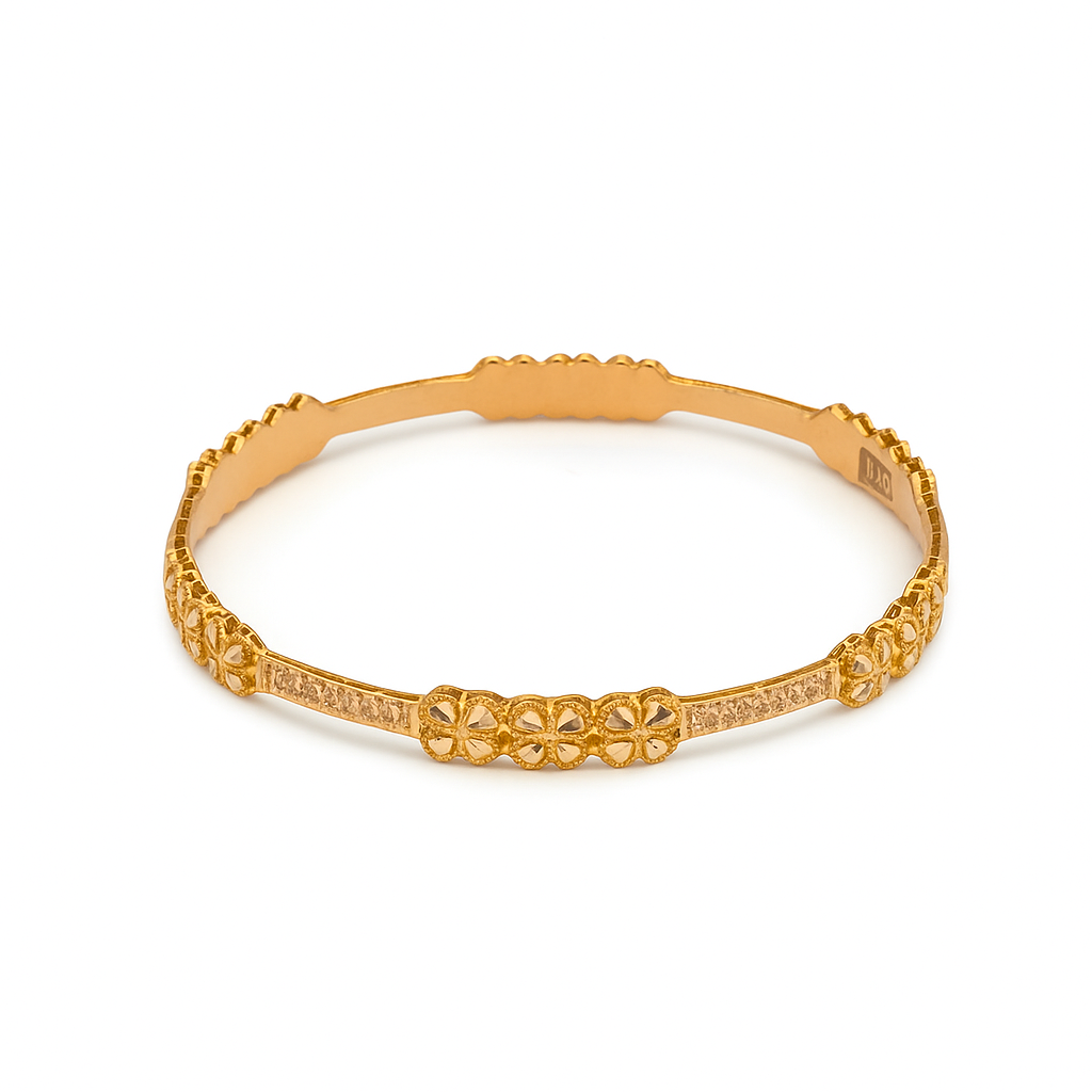 النگو طلا18 عیارگالری طلاعرفان مدل کندی پور سایز 4