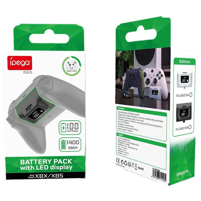 باتری قابل شارژ دسته بازی XBOX S/X آی پگا مدل IPEGA PG-XBX016