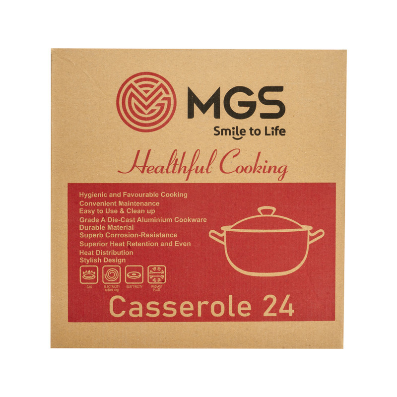 قابلمه گرانیت ام جی اس مدل فورج کد 005 سایز 24 قابلمه گرانیت ام جی اس مدل فورج کد 005 سایز 24