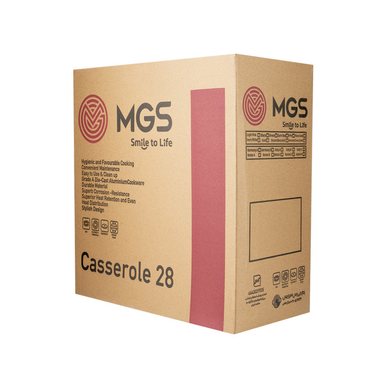 قابلمه گرانیت ام جی اس مدل D سایز 28