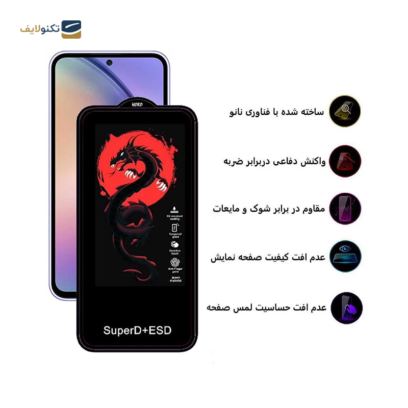 gallery-گلس گوشی سامسونگ Galaxy A53 - A52 اپیکوی مدل Dragon ESD copy.png