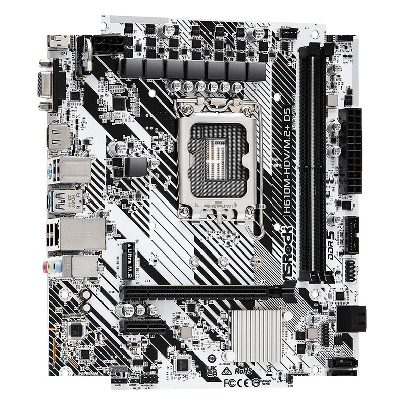 مادربرد ازراک مدل H610M-HDV/M.2 Plus D5