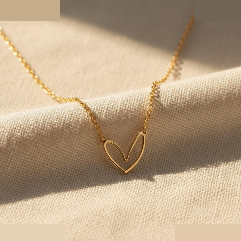 گردنبند طلا با طرح فلامینگو (حلقهای) 18 عیار زنانه گالری قو طلایی مدل قلب فرماتیک گردنبند طلا با طرح فلامینگو (حلقهای) 18 عیار زنانه گالری قو طلایی مدل قلب فرماتیک