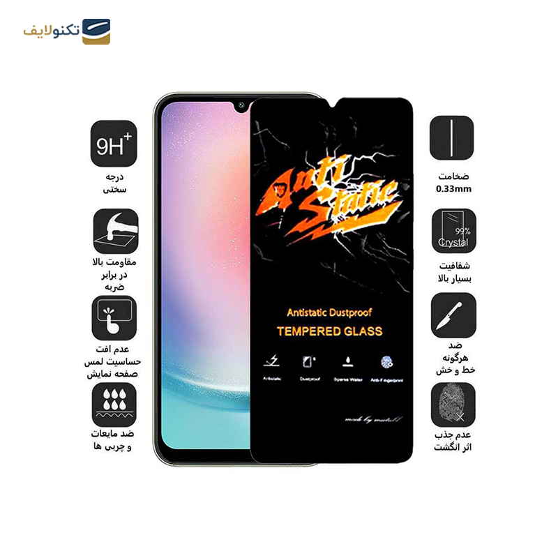 gallery-گلس گوشی سامسونگ Galaxy A34 اپیکوی مدل Antistatic Dustproof  copy.png