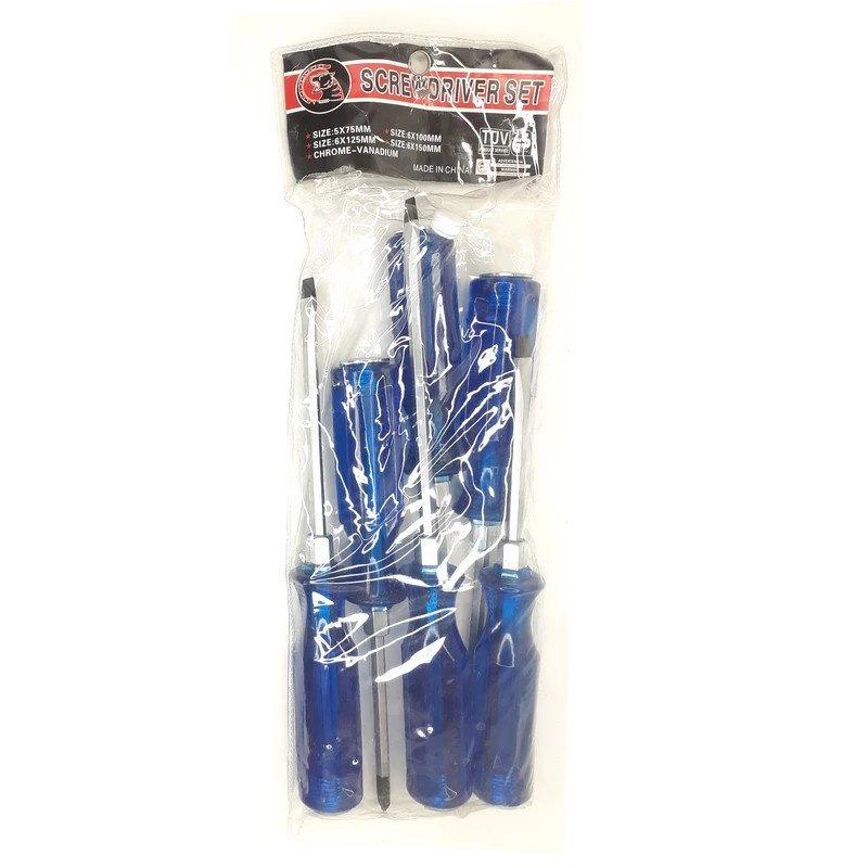 پیچ گوشتی ضربه خور مدل نوا AJ-6PCS بسته 6 عددی