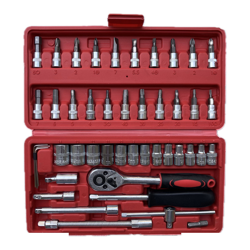 جعبه آچار بکس مدل PRO JET مجموعه 46 عددی