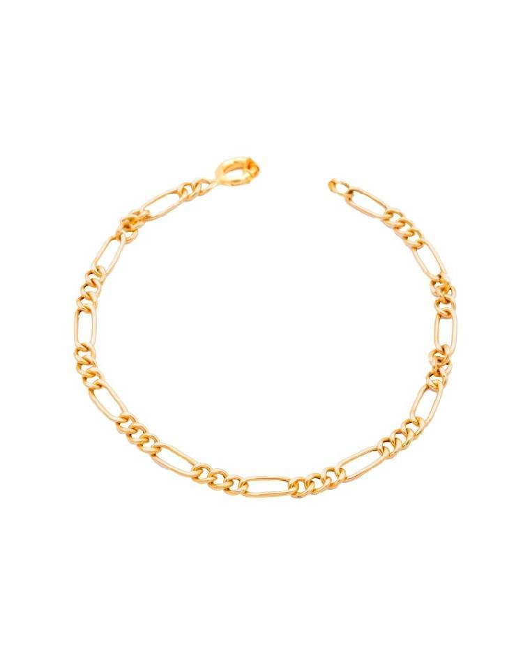 دستبند طلا  18عیار اپال گلد مدل فیگارو