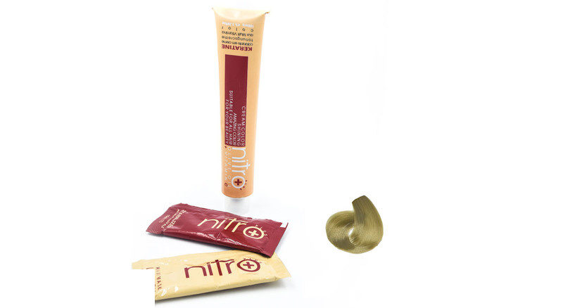 رنگ مو نیترو سری Keratine شماره 901 رنگ سوپر پلاتینه دودی