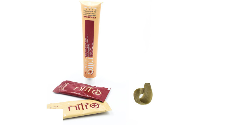 رنگ مو نیترو سری Keratine مدل بلوند زیتونی روشن شماره 9.3