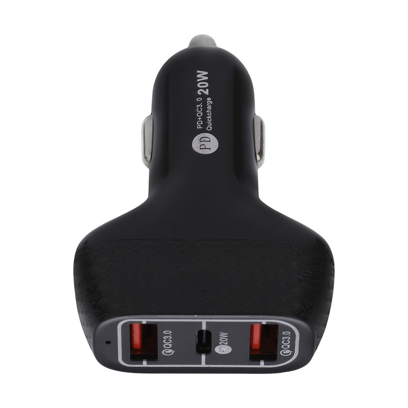 شارژر فندکی 20 وات سه پورت مدل LDO-555