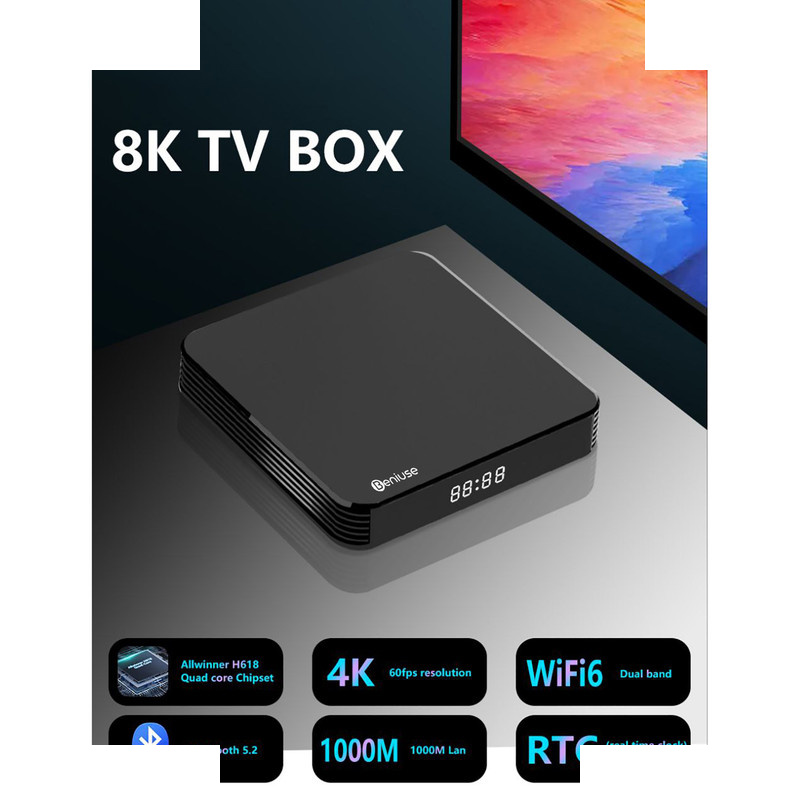 اندرویدباکس بنیوس مدل BE-AB01 به همراه ایرموس بنیوس