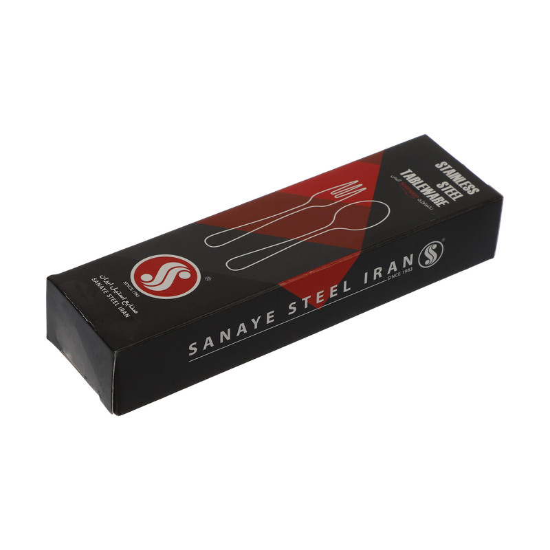 چنگال میوه خوری صنایع استیل ایران مدل پارما مجموعه شش عددی