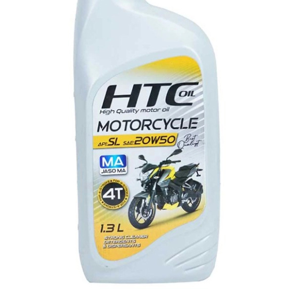 روغن موتور سیکلت اچ تی سی اویل مدل 20W50-SL-MA حجم 1300 میلی لیتر
