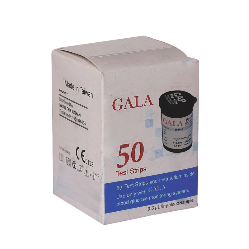 نوار تست قندخون گالا مدل OK-2AJ نوار تست قندخون گالا مدل OK-2AJ