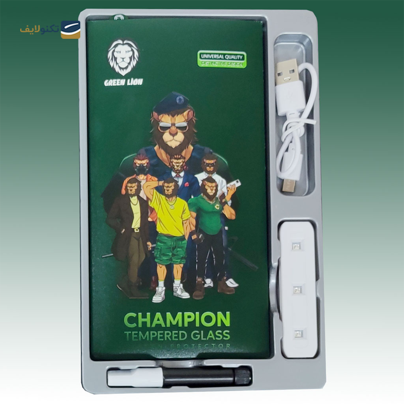 gallery-گلس گوشی سامسونگ Galaxy S23 Ultra گرین مدل 3D Edge Glue copy.png