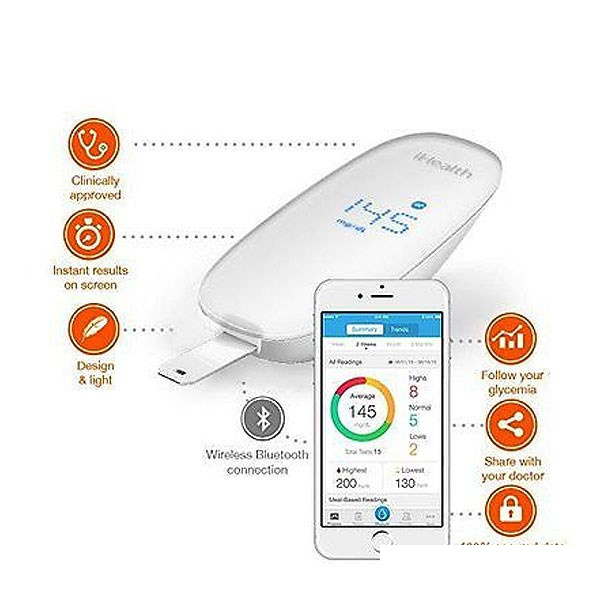 تست قندخون آی هلث مدل Smart تست قندخون آی هلث مدل Smart