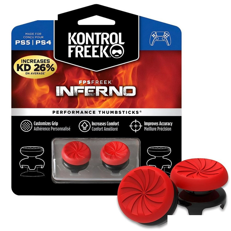 روکش آنالوگ دسته پلی استیشن 5 کنترل فریک مدل اینفرنو بسته 2 عددی