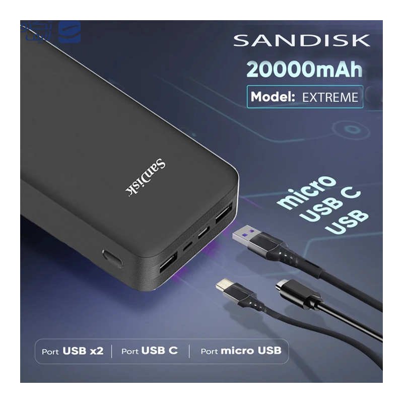 gallery-پاوربانک پاوا مدل Extreme PD20W ظرفیت 20000 میلی آمپر ساعت copy.png