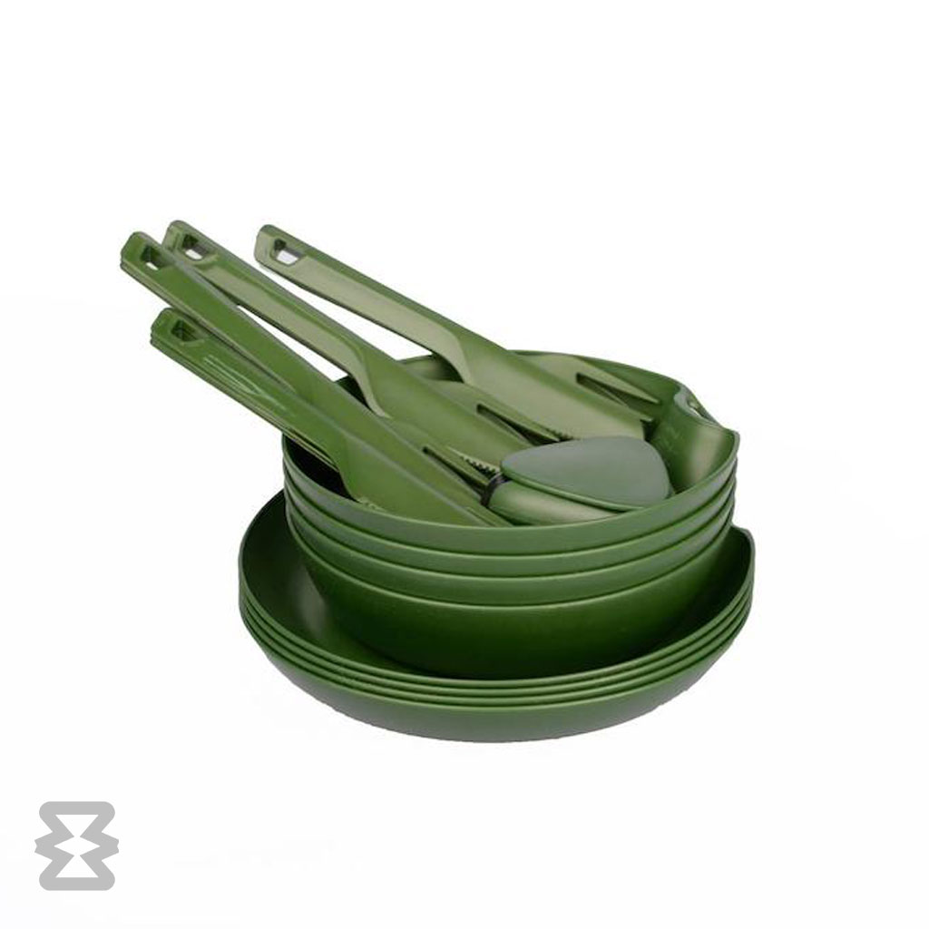 ست ظروف 4 نفره لایف کمپ مدل 21 تکه کد 45833 ست ظروف 4 نفره لایف کمپ مدل 21 تکه کد 45833