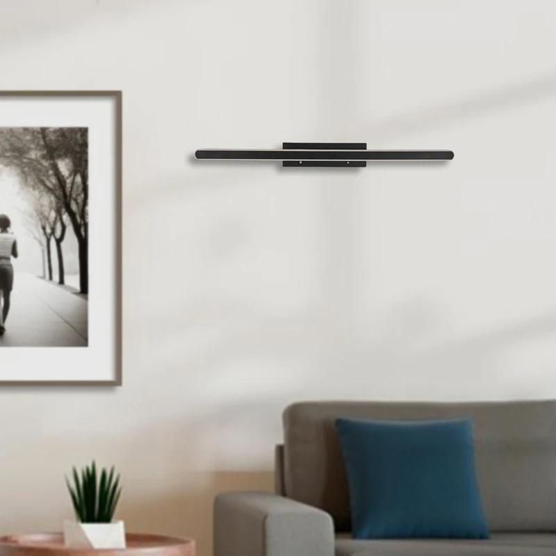 لوستر دیواری طرح خطی دو طرف نور 80 سانتی 00710