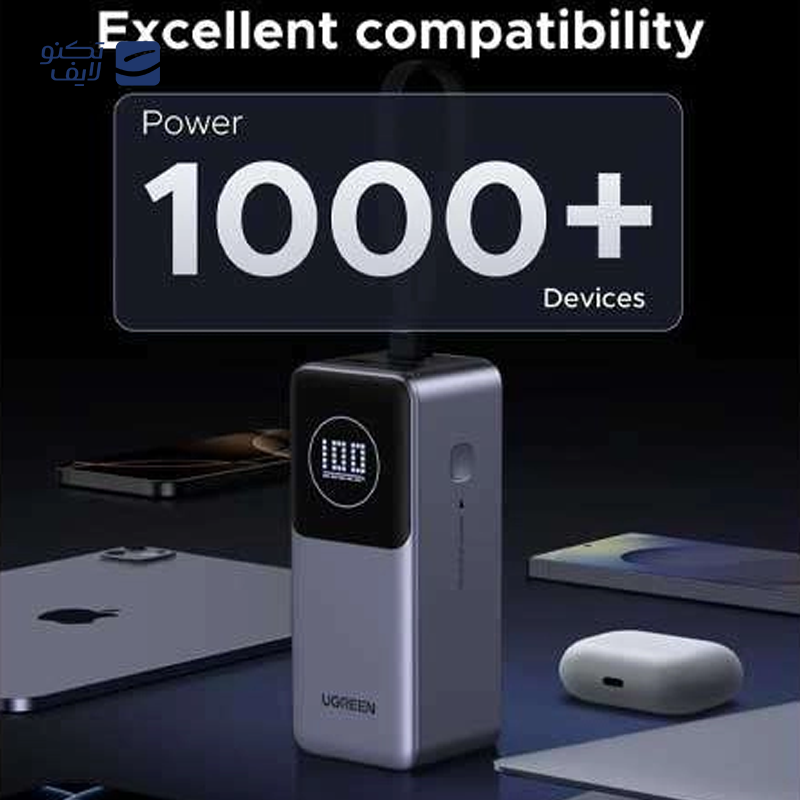 gallery-پاوربانک مغناطیسی یوگرین مدل15086 PB206 ظرفیت 10000 میلی آمپر ساعت copy.png