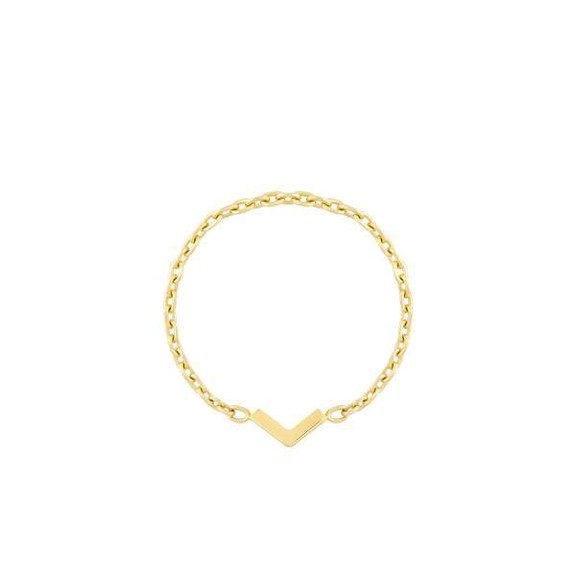 انگشتر طلا 18عیار اپال گلد مدل زنجیری وی 0123 انگشتر طلا 18عیار اپال گلد مدل زنجیری وی 0123