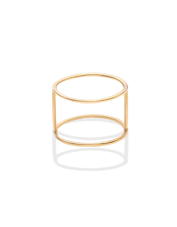 انگشتر طلا 18عیار اپال گلد مدل استوانه ای توخالی انگشتر طلا 18عیار اپال گلد مدل استوانه ای توخالی