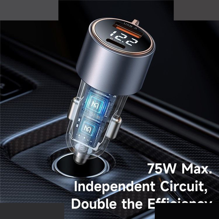 شارژر فندکی 75وات دو پورت مک دودو مدل CC-3690 شارژر فندکی 75وات دو پورت مک دودو مدل CC-3690