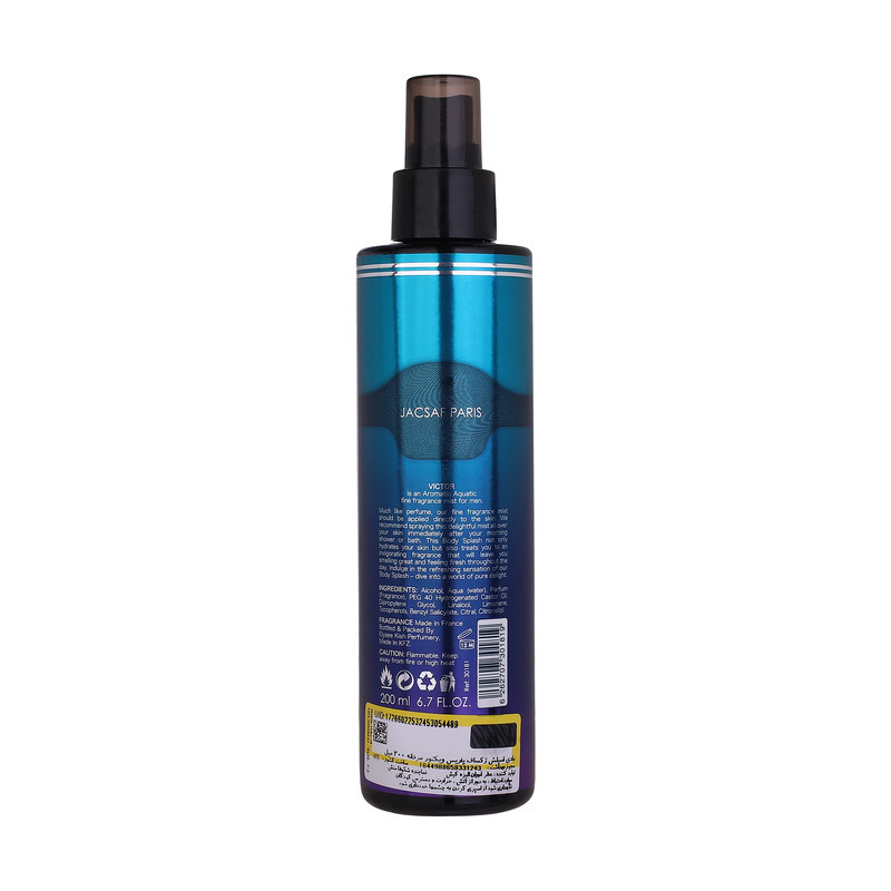 بادی اسپلش مردانه ژک ساف مدل Victor حجم 200 میلی لیتر