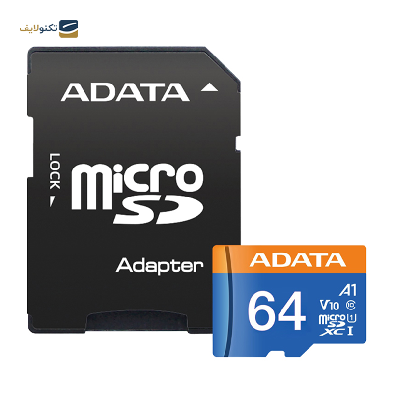 gallery-کارت حافظه microSDXC ای دیتا مدل Premier V10 A1 کلاس 10 استاندارد UHS-I سرعت 100MBps ظرفیت 128 گیگابایت به همراه آداپتور copy.png