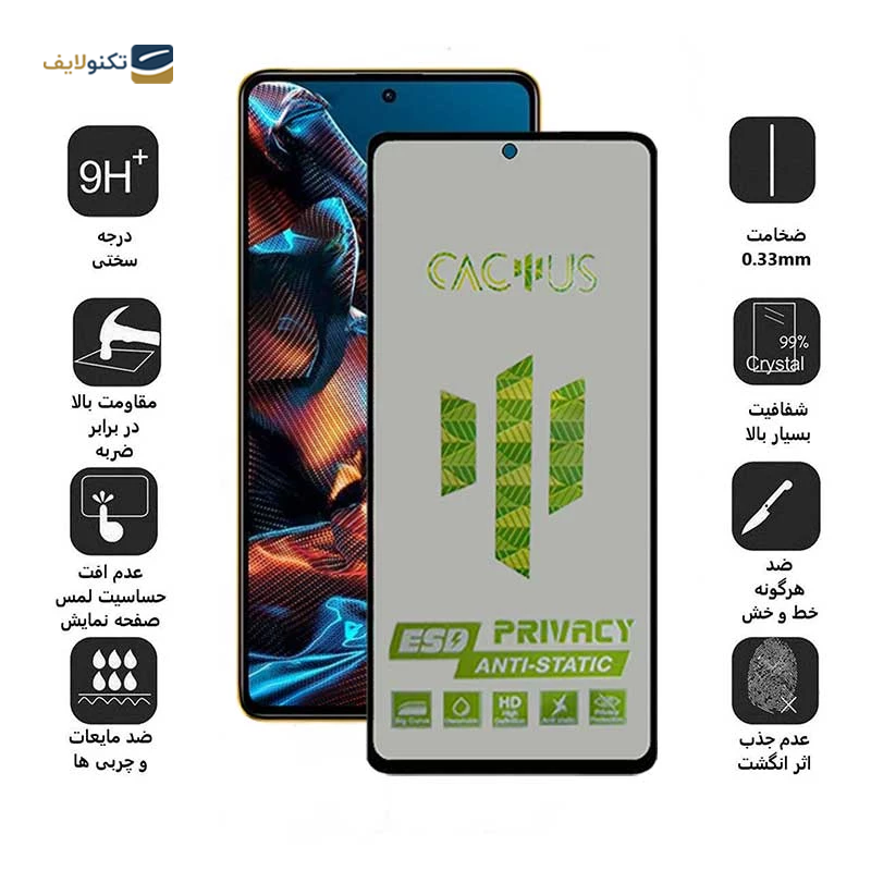 gallery-گلس حریم شخصی گوشی شیائومی Poco X5 اپیکوی مدل Cactus-ESD-Privacy copy.png