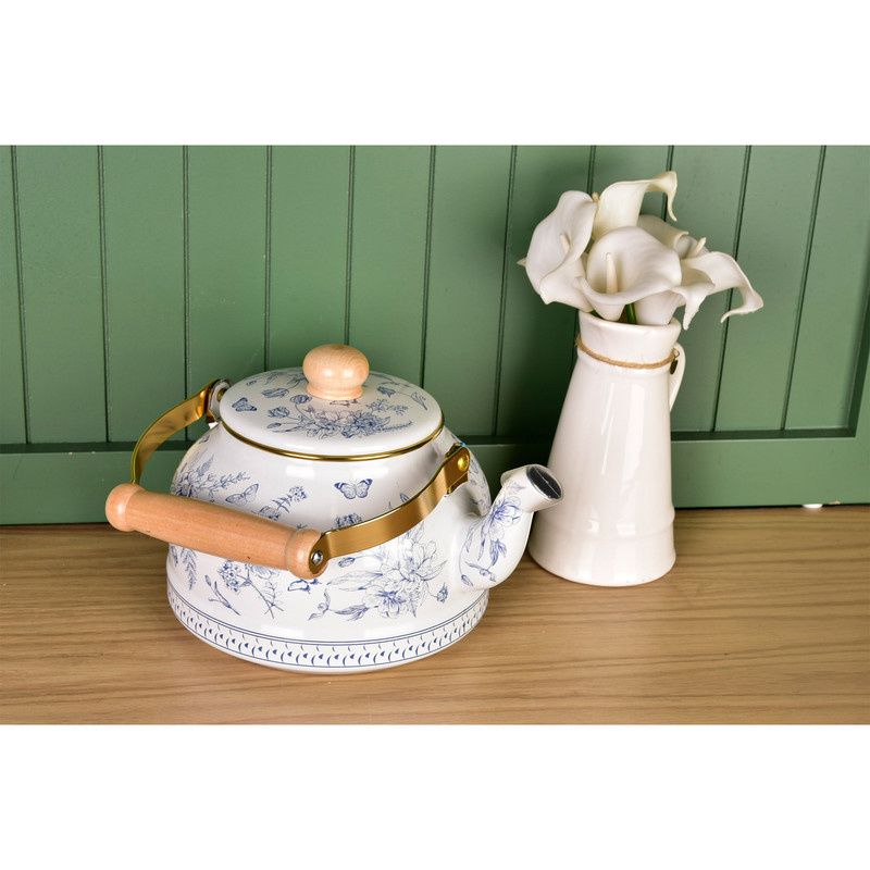 کتری  هپی فمیلی طرح پروانه کد 01 گنجایش 2.5 لیتر