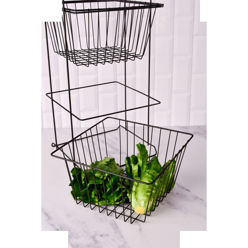 سبد سیب زمینی و پیاز مدل سه طبقه کد 301068