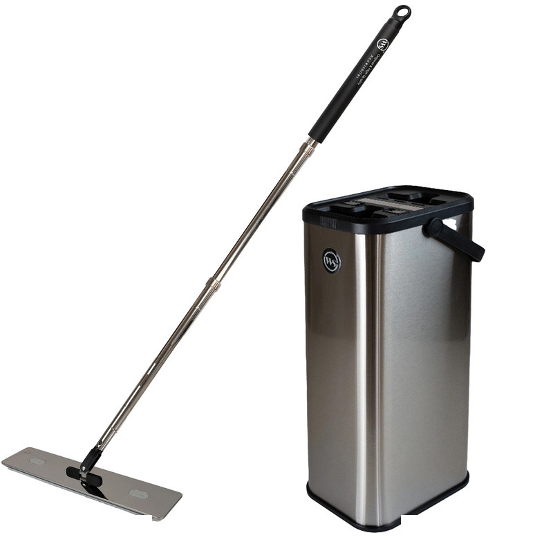 ست سطل و تی زمین شوی دبلیو اس مدل دو مخزنه استیل ست سطل و تی زمین شوی دبلیو اس مدل دو مخزنه استیل