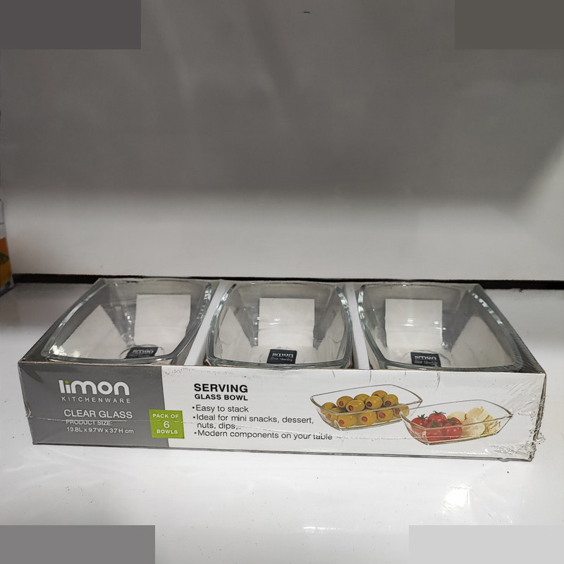 ظرف اردوخوری لیمون کد 2224 مجموعه 6 عددی