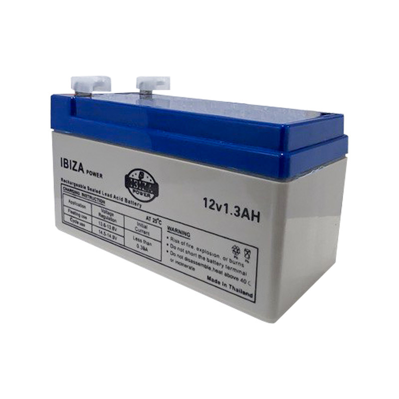 باتری یو پی اس 12 ولت 1.3 آمپر ساعت ایبیزا مدل: IBZ 12-1.3 باتری یو پی اس 12 ولت 1.3 آمپر ساعت ایبیزا مدل: IBZ 12-1.3
