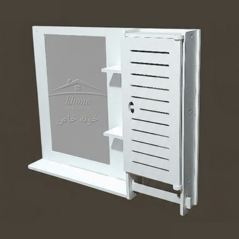 ست آینه و باکس سرویس بهداشتی خونه خاص مدل خطی کد 5646 ست آینه و باکس سرویس بهداشتی خونه خاص مدل خطی کد 5646