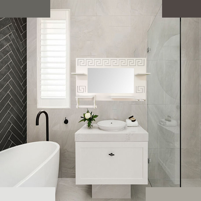 آینه سرویس بهداشتی طرح کلاسیک کد 9209 آینه سرویس بهداشتی طرح کلاسیک کد 9209