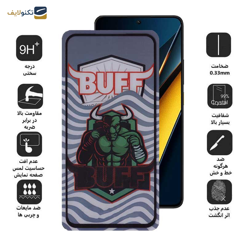 gallery-گلس گوشی پوکو X6 5G بوف مدل Super Power-G copy.png