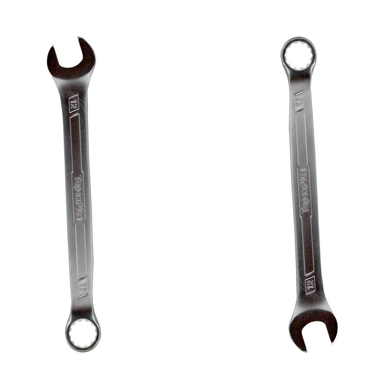 آچار یکسر تخت و یکسر رینگی تاپکس پلاس مدل SMT-TOPEXPLUS-12MM سایز 12 میلی متر