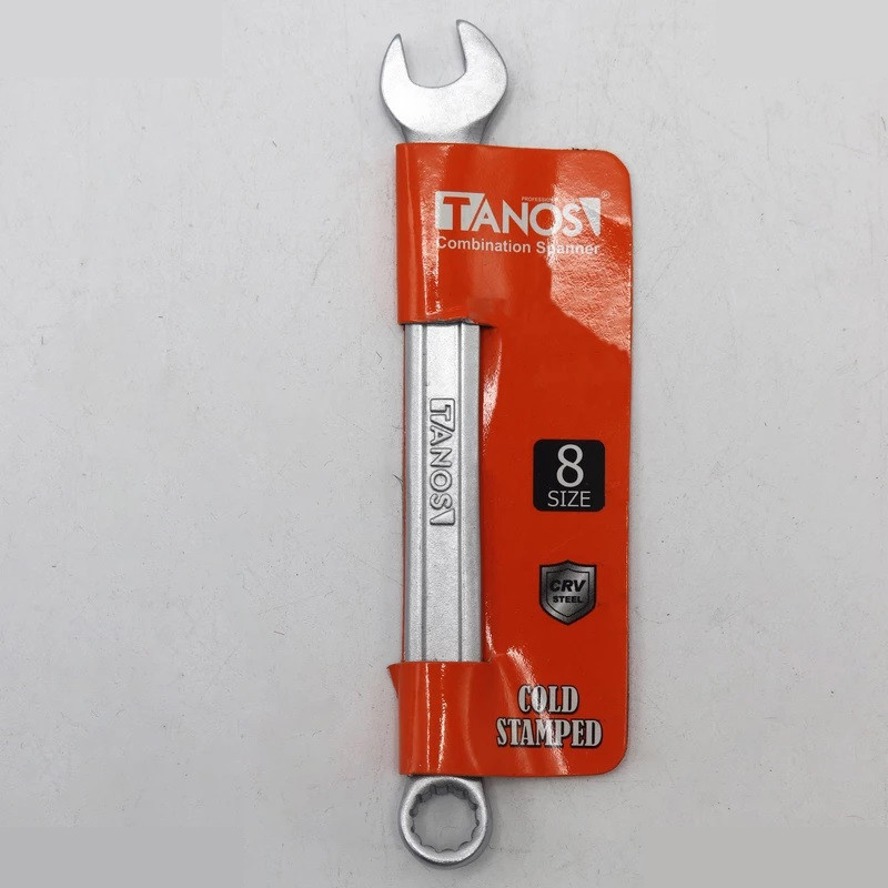 آچار یکسر تخت و یکسر رینگی تانوس مدل -SMT-TANOS-8MM-TAkht-ring سایز 8 میلی متر آچار یکسر تخت و یکسر رینگی تانوس مدل -SMT-TANOS-8MM-TAkht-ring سایز 8 میلی متر