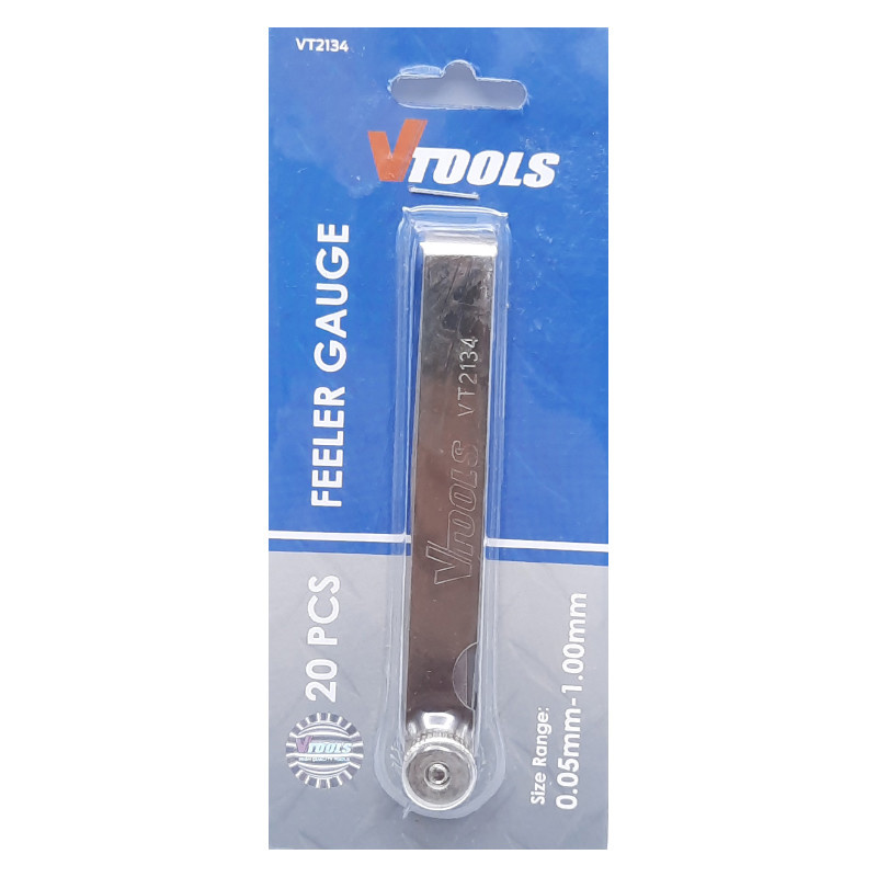 آچار فیلر وی تولز مدل VT2134 مجموعه 20 عددی آچار فیلر وی تولز مدل VT2134 مجموعه 20 عددی