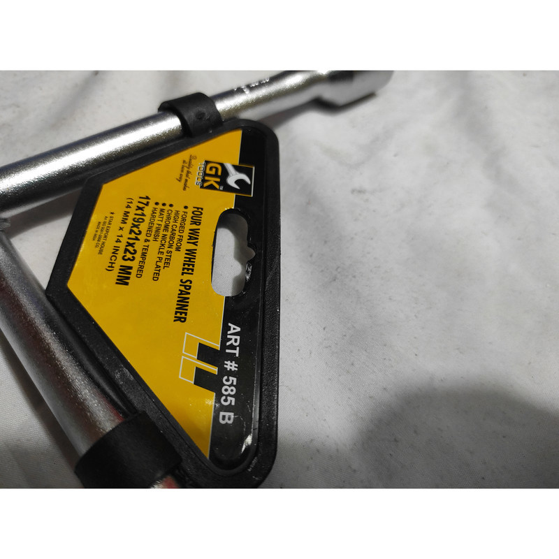 آچار خودرو و چرخ  جی کامدل SMT-FOUR WAY-WHEEL SPANNER-GK-INDIA-17-23