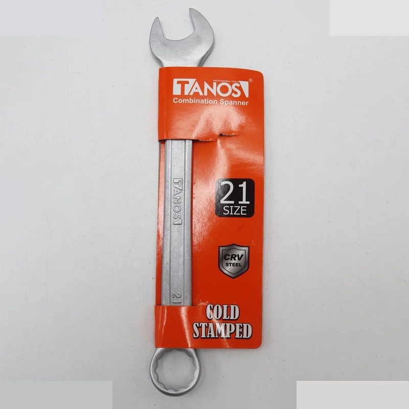 آچار یکسر تخت و یکسر رینگی تانوس مدل SMT-TANOS-21MM-TAKHT RING سایز 21 میلی متر آچار یکسر تخت و یکسر رینگی تانوس مدل SMT-TANOS-21MM-TAKHT RING سایز 21 میلی متر