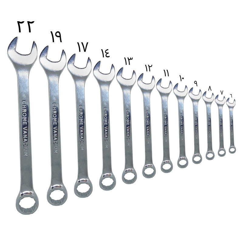 آچار یکسر تخت و یکسر رینگی اچ تی 252 مدل ATR 12 N بسته 12 عددی آچار یکسر تخت و یکسر رینگی اچ تی 252 مدل ATR 12 N بسته 12 عددی