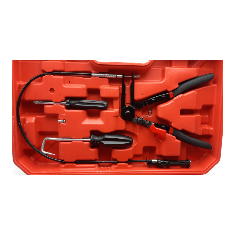 انبر بست شلنگ تاپکس مدل T-9 مجموعه 9 عددی انبر بست شلنگ تاپکس مدل T-9 مجموعه 9 عددی