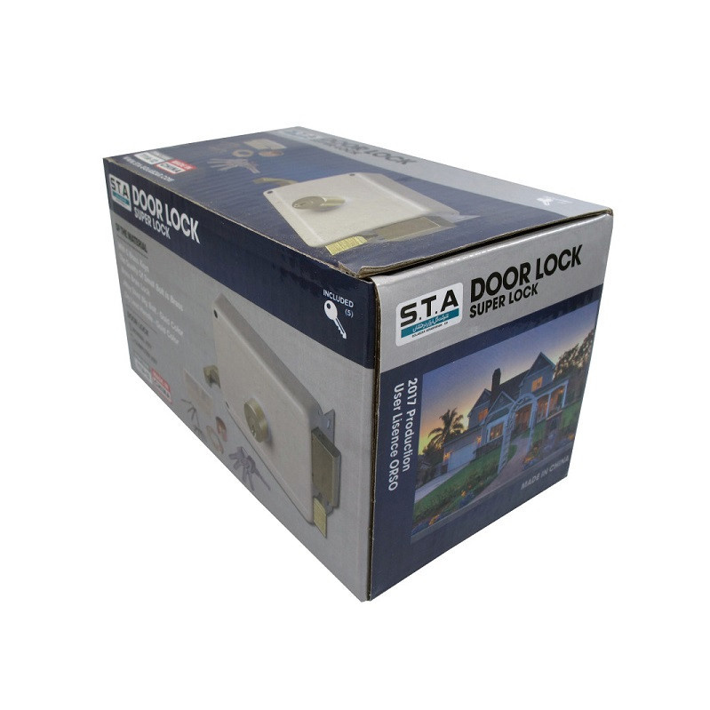 قفل حیاطی اس تی ای مدل STA111A-12 قفل حیاطی اس تی ای مدل STA111A-12